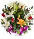 Frederick Arranged Roses Frederick,Texas,TX:Rose & Lily Premium Bouquet